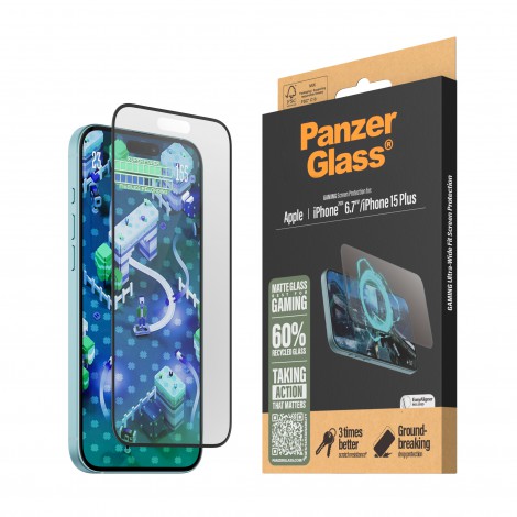 ฟิล์มกันรอย PanzerGlass Premium Screen Protector สำหรับ iPhone 17 / 16 / 15 / Air / Plus / Pro / Pro Max